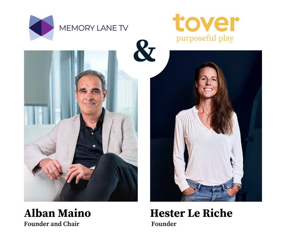 Hester Le Riche 5CEO of Tover) & Alban Maino  (CEO of MLTV)